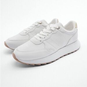 10. Zara LEATHER TRAINERS